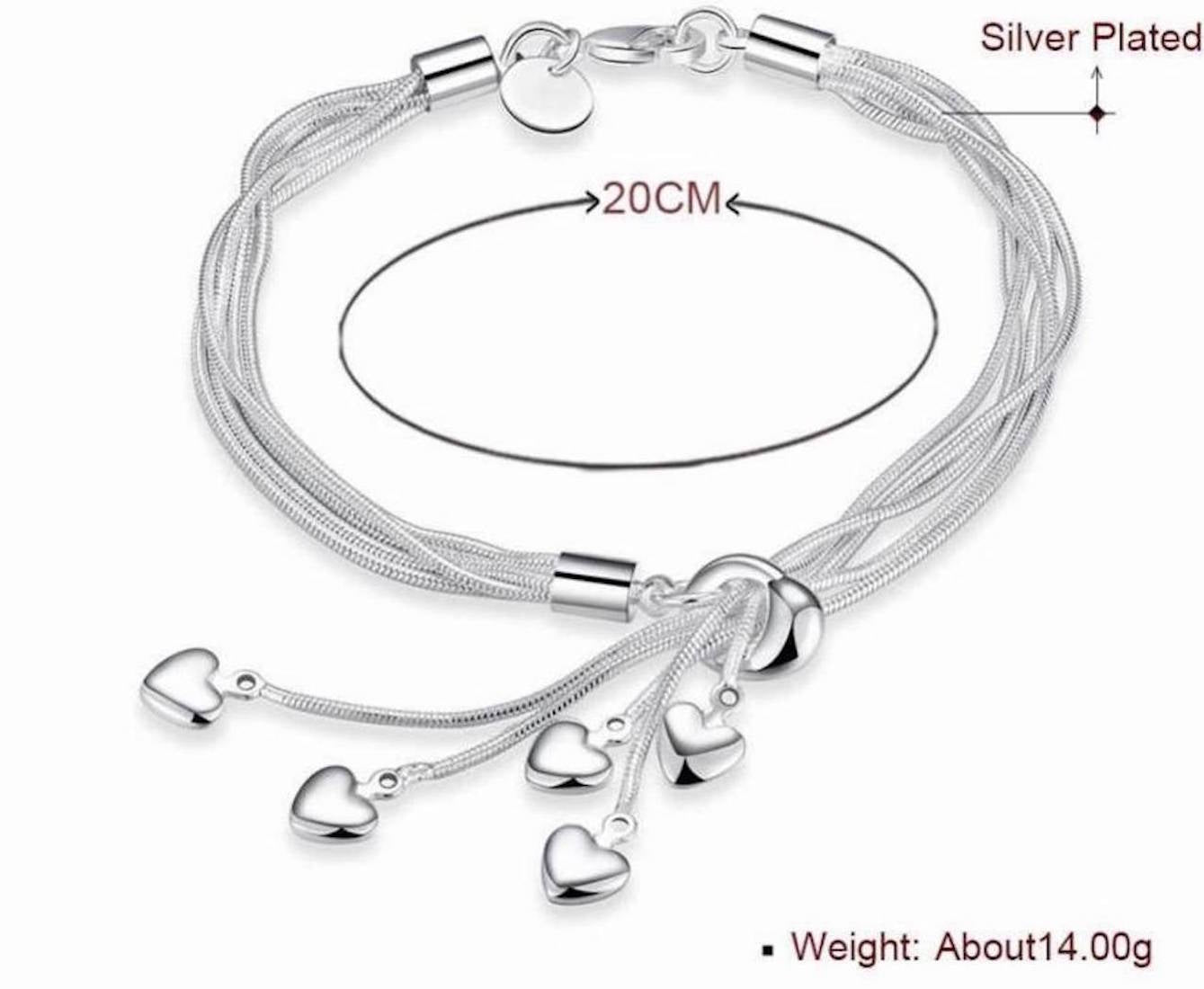 Buy Silver Charm Bracelet With Tiny Silver Heart Photo Locket Personalised  With Initials and Real Semi Precious Birthstones Online in India - Etsy